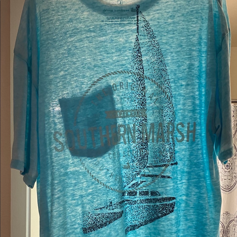 Southern Marsh Men’s Tshirt - Size L - Blue
